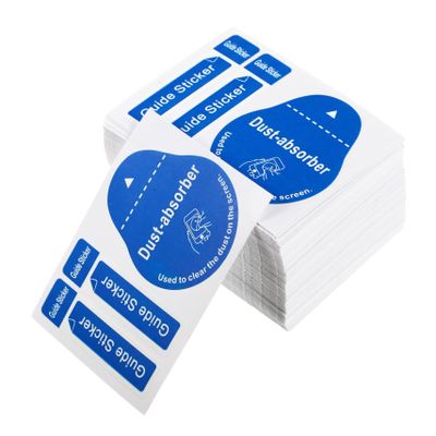 Uonlytech 200pcs Lcd Dedust Stickers for Phone Dust Removal for Camera Lens and Screens Safe and Easy to Use for Smartphones Tablets Laptops