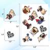 100pcs Pug Stickers - Kawaii Dog Sticker for Adults, Phone Waterproof Decals for Water Bottles Laptop Luggage Computer Scrapbooking Teens Adult Girls Kids Funny Party Birthday Decorations view 4
