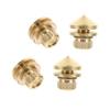Balacoo 4pcs Pure Copper Speaker Spikes Pads Speaker Shock Pad for Turntable Base Isolation Studio Monitor Isolation view 1