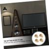Balacoo 4pcs Pure Copper Speaker Spikes Pads Speaker Shock Pad for Turntable Base Isolation Studio Monitor Isolation view 2