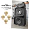 Balacoo 4pcs Pure Copper Speaker Spikes Pads Speaker Shock Pad for Turntable Base Isolation Studio Monitor Isolation view 3