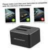 Uonlytech Hard Drive Dock Offline Clone Function USB to Converter Compatible Ssd up to Installation Us view 4