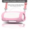 JCHPINE Silicone Case for JBL Charge 6 Portable Speaker, Protective Cover for JBL Charge 6 Pro AI Sound Speaker Accessories (Pink Case) view 3