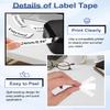 Esaytool 80 X Compatible with P-Touch TZe-FX251 AZE-FX251 TZ-FX251 Black on White 24mm 0.94'' Flexible ID Wire Cable Label Tape Replacement for Ptouch PT-D600 PT-E500 PT-H500 PT-P710BT Label Maker view 4