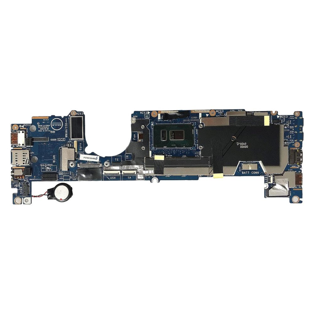 0P79TK P79TK Replacement for Dell Latitude 7390 2-in-1 Laptop Motherboard LA-F291P System Board CPU Mainboard SR3W0 i3-8130U Processor