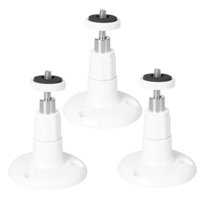 Happyyami 3pcs Wall Camera Mount Bracket Monitor Wall Mount Rack Durable Material for Indoor/Outdoor