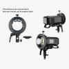 Flash Bracket for Mount Plastic Metal Round Head Flash Holder Bracket for V1 V860II TT350 AD400Pro AD200Pro view 2