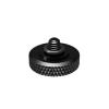 12MM Brass Concave Shutter Release Button Camera Repair Rubber Ring for Fujifilm for Sony Black view 3