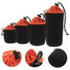 Tofficu Waterproof Camera Lens Bag Thickened Fleece Storage Pouch for DSLR and Mirrorless Lenses Drawstring Design for Outdoor Use view 4