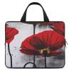 AQRJLPM Beautiful Poppy Flower Laptop Bag Durable Laptop Sleeve Water-Resistant Notebook Bag for Computer Or Tablet view 1
