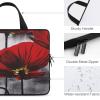 AQRJLPM Beautiful Poppy Flower Laptop Bag Durable Laptop Sleeve Water-Resistant Notebook Bag for Computer Or Tablet view 4
