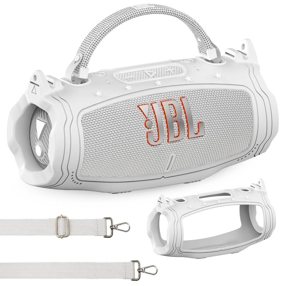 JCHPINE Silicone Case for JBL Charge 6 Portable Bluetooth Speaker