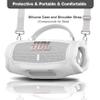 JCHPINE Silicone Case for JBL Charge 6 Portable Bluetooth Speaker view 3