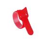 50Pcs Nylon Fastening Cable Ties Adjustable Cord Ties, Cable Management Straps Hook Loop Cord Organizer Wire Ties Reusable(Red,12x300mm) view 1