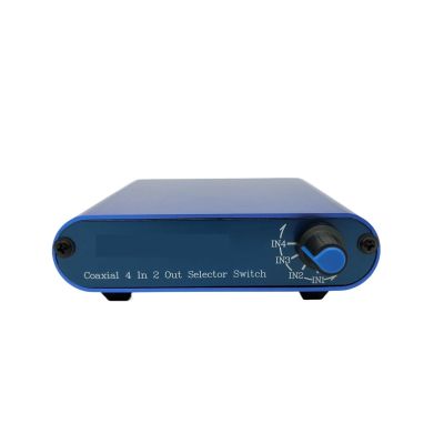 D3LX0Z1 4 coaxial SPDIF Signal inputs 2 coaxial Signal outputs, Multi-Channel coaxial Signal switcher
