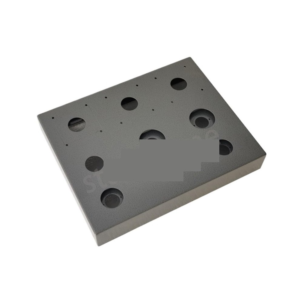 L6AS0F7 (350 * 280 * 60mm) Iron Plate Amplifier Case Gray Hammer Preamplifier Chassis KT88/EL34 Vacuum Tube Amplifier Chassis Shell Box