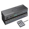 D3LX0Z1 10 Port HDMI KVM Switch EDID Simulation,USB 3.0 Switch for 10 Computers Share 1 Monitor + 4 USB Devices with Audio(KCEVE 1001) view 1
