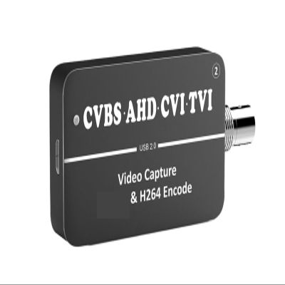 L6AS0F7 LCC261 CVBS AHD CVI TVI to USB Capture Card H.264& Two Streamer Encoder,AHD Converter 1080P CVBS2UVC