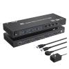 D3LX0Z1 USB 3.0 KVM Switch HDMI 4 Port Support 4K 2K 4:4:4 Simulation EDID, HDMI USB Switch 4 in 1 Out and 4 USB 3.0 Port(EU Plug) view 1