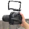 Camera Cage with 1/4 3/8 Threaded Holes Multiple Cold Shoe Mounts for DSLR Cameras Accessory Attachment view 4