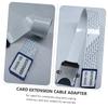 Balacoo USB Hub Long Cord Card Extender Memory Card Reader Extension Cable to Socket Adapter view 3