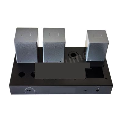 L6AS0F7 420 * 240 * 60mm Iron Power Amplifier Case Electro Tube2A3/300B/KT88/EL34 Single-Ended Vacuum Tube Amplifier Chassis Shell Box(Regular Version)