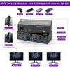 D3LX0Z1 KVM Switch 3 Monitors 2 Computers Share 1000Mbps Ethernet,2 Displayport + HDMI USB3.0 KVM Switch Triple Monitor(EU Plug Adapter) view 2