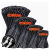 100PCS Nylon Cable Ties Self-Locking Cord Ties Straps Adjustable Cables Fastening Plastic Clamp Heat Wire Zip Tie(White,3x100mm) view 3