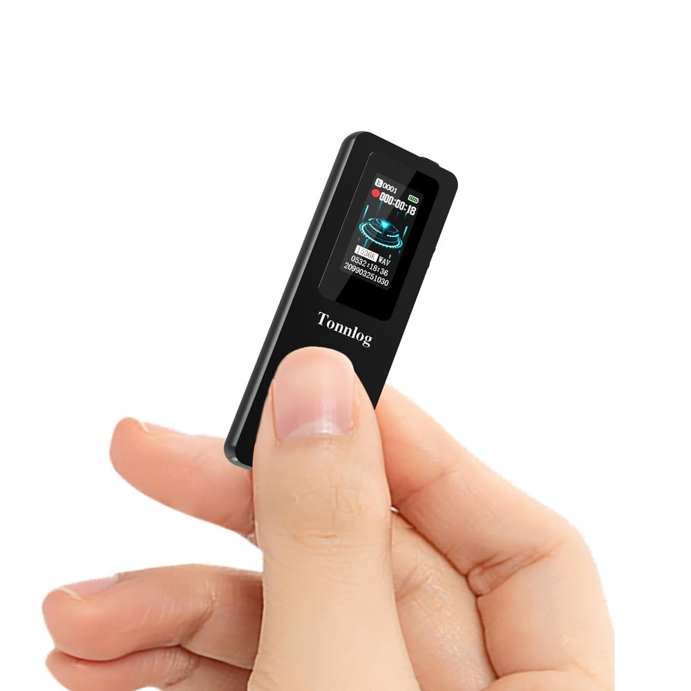 64GB Digital Voice Recorder, Tonnlog 1536Kbps Voice Activated Recorder with Playback, HD Noise Reduction for Lectures Interviews Meetings Classes