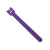 50pcs Releasable Cable Ties Plastics Nylon Hook Loop Wrap Zip Bundle Fastener Straps Detachable T-Type Wire Organizer(Purple,100mm) view 1