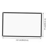 Angoily 3pcs Portable -Crease Projector Screen Projection Curtain for Home Theater Outdoor Use Sturdy for view 2