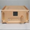 5MNG0Y8 336 * 75 * 208mm 1969 All-Aluminum Power Amplifier Shell, Class A Chassis Aluminium Amplifier Chassis Enclosure Case Shell(Gold) view 2