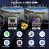8 Core, 4G+64G Car Stereo Radio for Mazda 5 2005-2010 Wireless A-pple Carplay Android Auto, Android 13 9" IPS Touchscreen Audio Bluetooth 5.0 FM/RDS DSP 32EQ GPS Navigation WiFi 59UI SWC+Backup Cam view 2