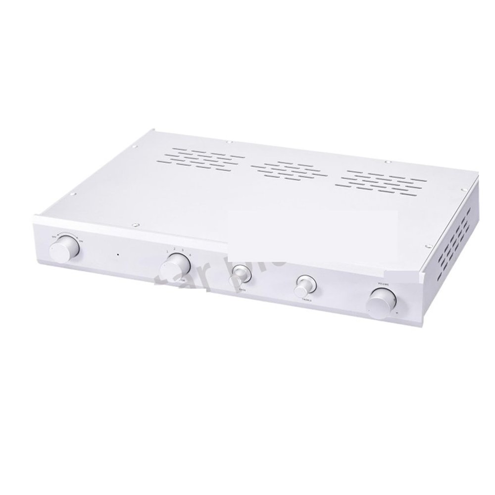 L6AS0F7 (430 * 62 * 293mm) Replica Aluminum Alloy Power Amplifier Case Preamplifier Chassis Vacuum Tube Amplifier Chassis Shell