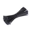 200PCS Nylon Cable Clamp Self-Locking Cable Ties Adjustable Wire Zip Tie Home Office Plastic Fastening Loop Strap(Black,4x200mm) view 1