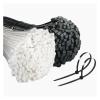 200PCS Nylon Cable Clamp Self-Locking Cable Ties Adjustable Wire Zip Tie Home Office Plastic Fastening Loop Strap(Black,4x200mm) view 2