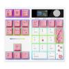 ZMX X BOYI TD31Pro Mechanical Numpad,Hot Swap Wireless BT5.0/2.4GHz/Type-C Wired Numeric Keypad with Screen&Knob,30Keys PBT Keycaps RGB Gaming Macro Number Pad for PC Laptop (Pink Cherry Blossom) view 1