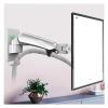 YTMJPQQJI 17-27 inch Gas Spring Full Motion TV Wall Mount LCD LED Monitor Stand Aluminum Arm Bracket F120(Silver Grey) view 3