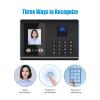 GFAZXDS Clocking in Machine, Intelligent Attendance Machine Face Fingerprint Password Recognition Mix Biometric Time Clock Voice Broadcast Multi-Language for Employees view 2