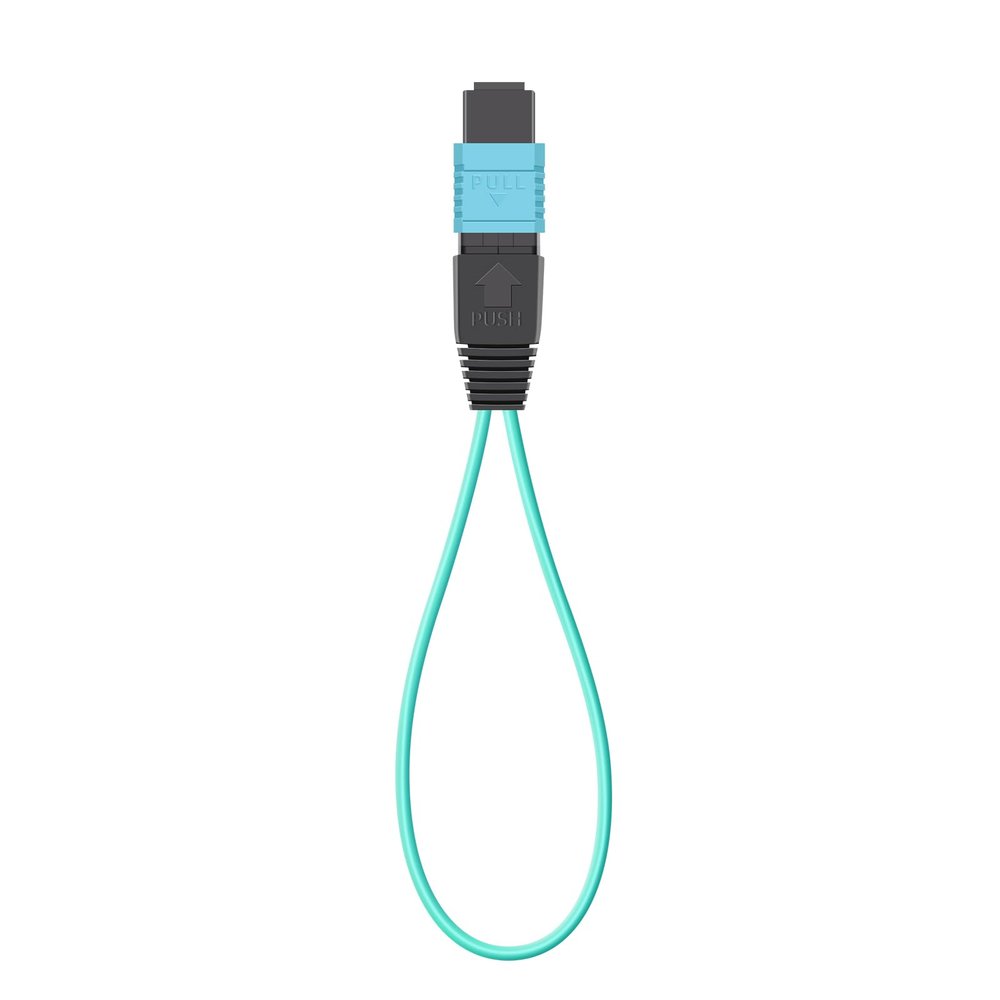 lidkew MPO/UPC OM3 24 Core Multimode Fiber Optic Loopback Testers Connectors Adapter for High-Speed Data Communication, Network Testing