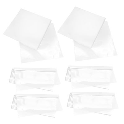 GLEAVI 25pcs Sleeves Outer Vinyl Record Sleeves Self Adhesive Album Protective Cover for Standard Vinyl Records