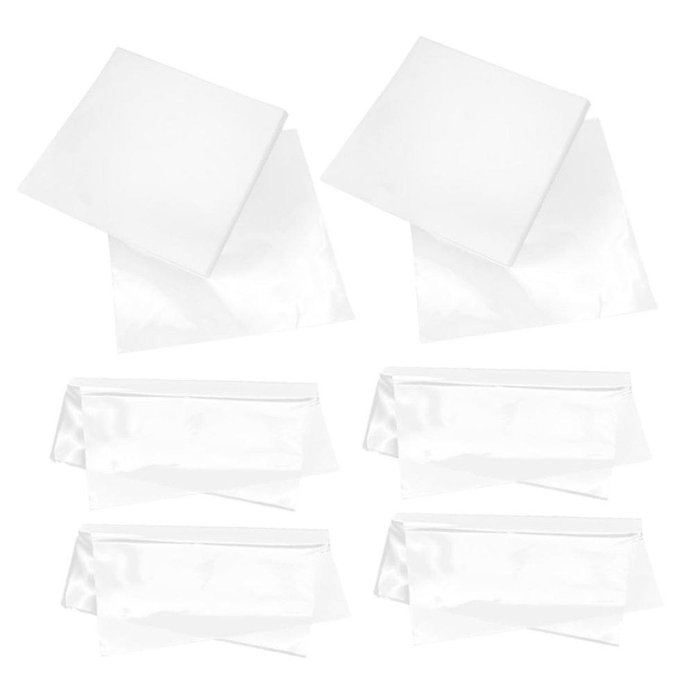 GLEAVI 25pcs Sleeves Outer Vinyl Record Sleeves Self Adhesive Album Protective Cover for Standard Vinyl Records