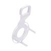 balacoo Wall Mount Charger Stand Holder Acrylic Design Compatible Dot White Color for Home Use No Messy Wires view 1
