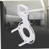 balacoo Wall Mount Charger Stand Holder Acrylic Design Compatible Dot White Color for Home Use No Messy Wires view 4