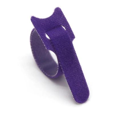 50pcs Releasable Cable Ties Plastics Fastening Reusable Cable Tie Straps Nylon Wrap Zip Bundle Bandage Tie(Purple,250mm)