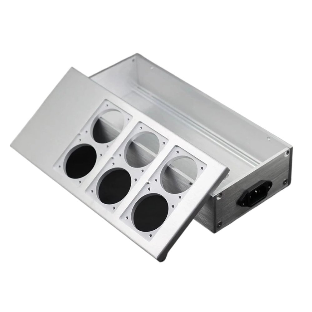 5MNG0Y8 1piece EU Power Case Power Socket Chassis Aluminum Chassis for US EU Filter(A)