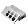 5MNG0Y8 1piece EU Power Case Power Socket Chassis Aluminum Chassis for US EU Filter(A) view 1