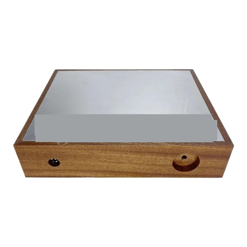 L6AS0F7 300 * 60 * 250mm Wood Frame Amplifier Case Solid Wood Preamplifier Case Vacuum Tube Amplifier Chassis Shell DIY Box(Model 2)