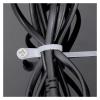 100PCS Nylon Cable Ties with Screw Hole Self-Locking Fixed Cable Cord Ties Reusable Straps Fastening Loop for Home Office(Black,5x150mm) view 4