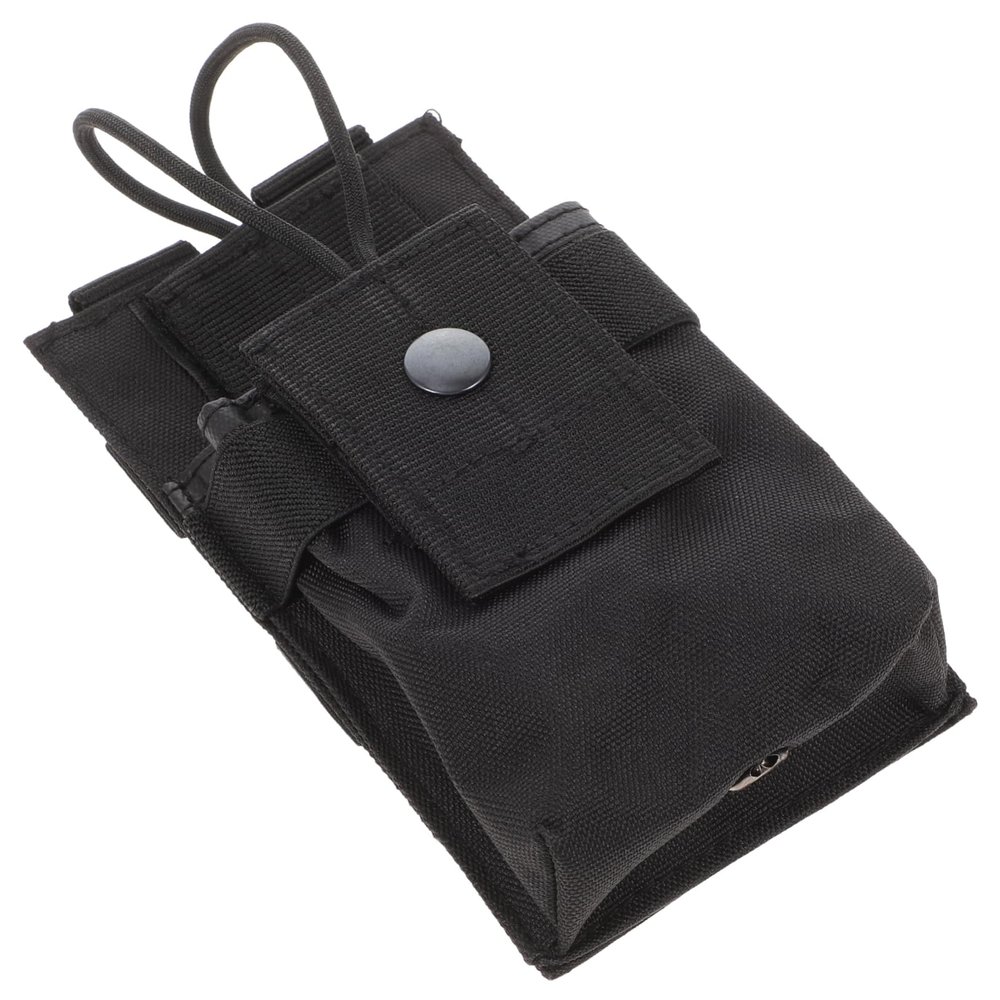 Angoily Storage Bag Case Bag for Outdoor Multi-Function Holder Bag for Duty Belt Pouch Heavy Duty Holder 600d Encrypted Waterproof Fabric Black